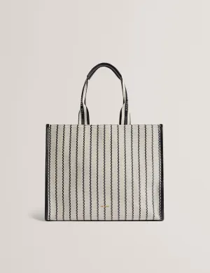 Riveren Woven Webbing Large Shopper Navy