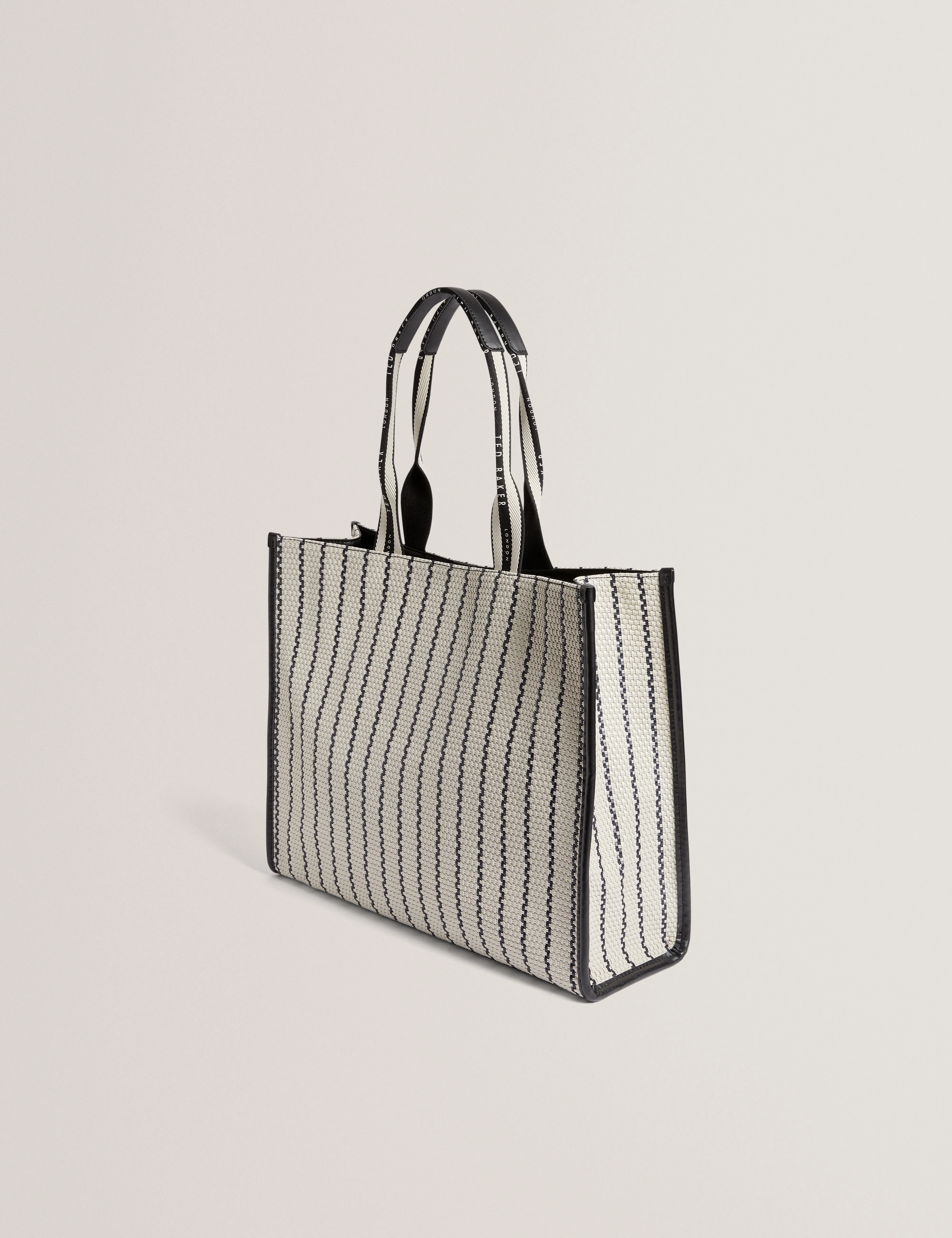 Riveren Woven Webbing Large Shopper Navy