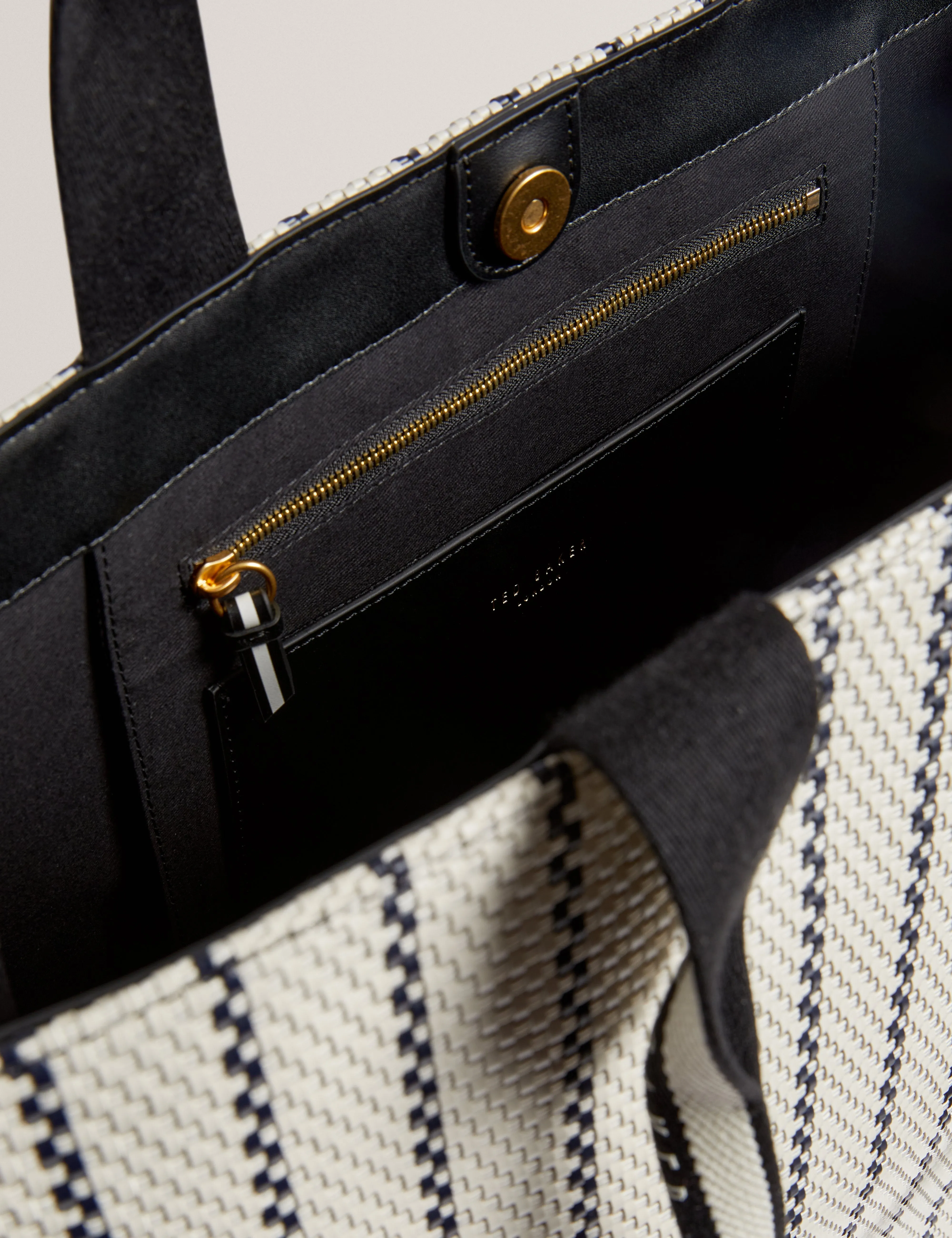 Riveren Woven Webbing Large Shopper Navy