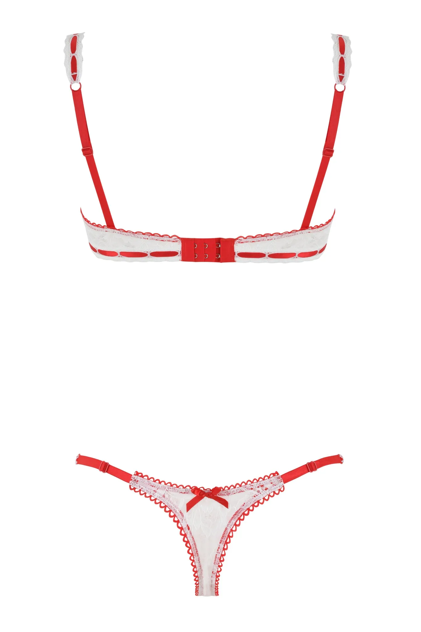 ROMY 2 PIECE SET - WHITE : HEARTBEAT