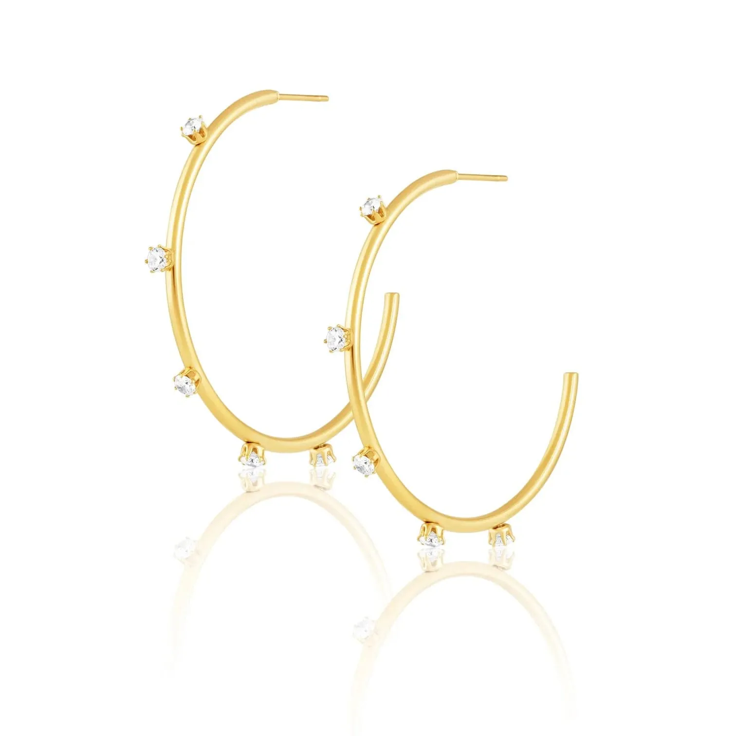 SAHIRA Aster Hoops-Gold