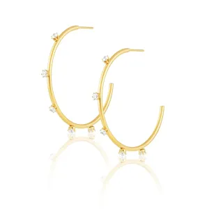 SAHIRA Aster Hoops-Gold