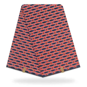 Salmon Pink Holland Imported Prints