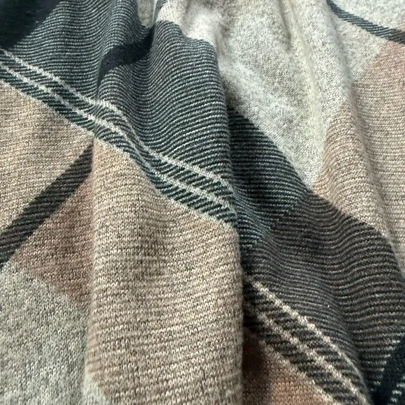 Sandra Darren Gray Tan A-line Casual Dress
