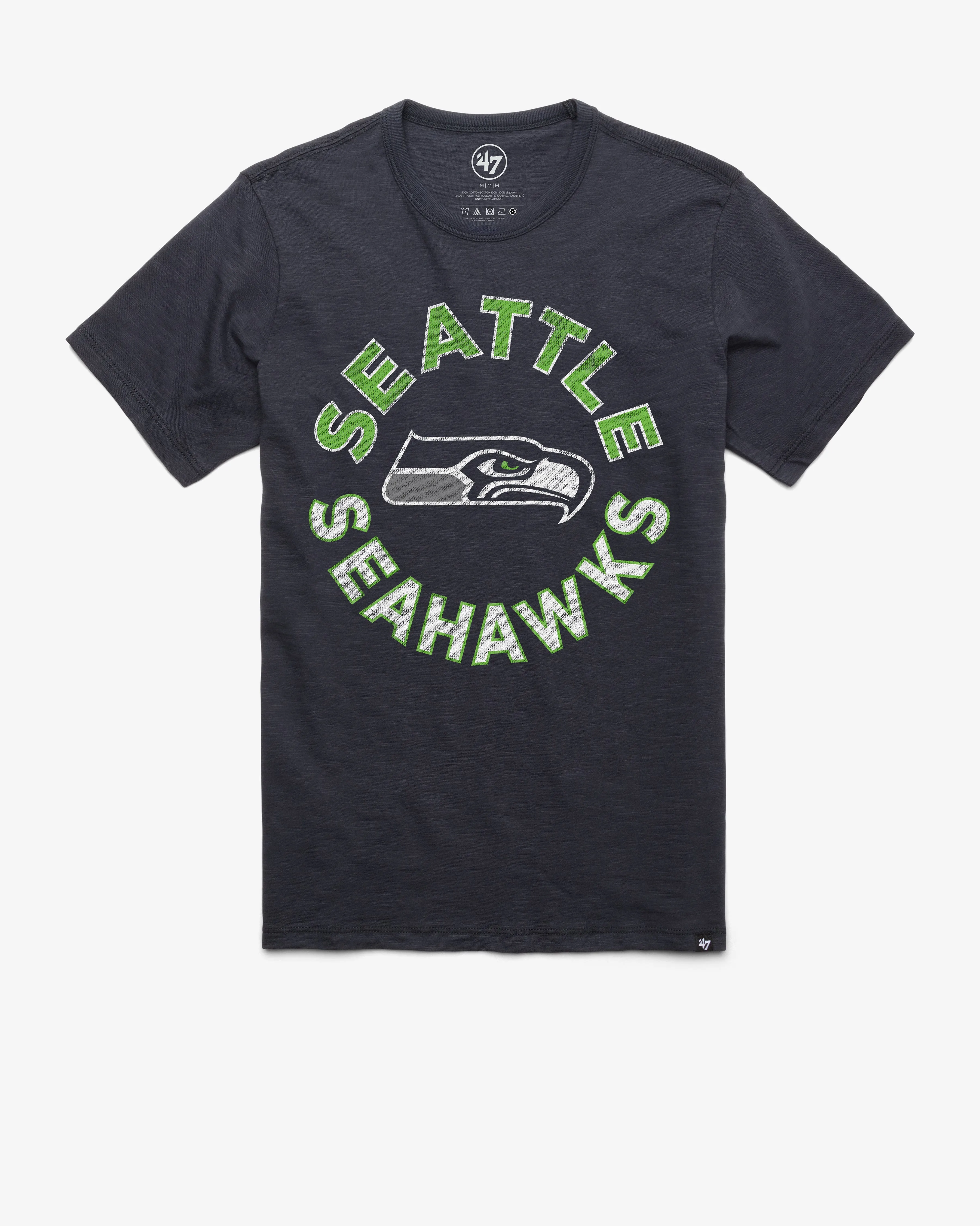 SEATTLE SEAHAWKS ROUNDED '47 SCRUM TEE