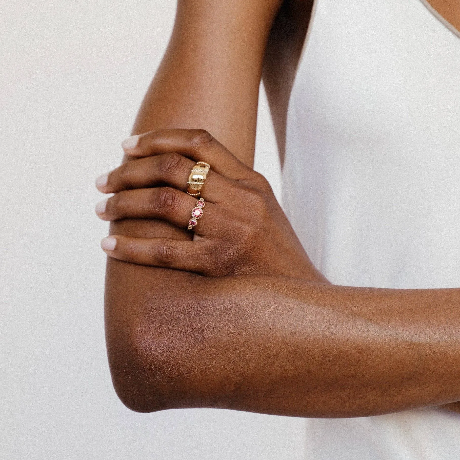 Serenity Burgundy Ring