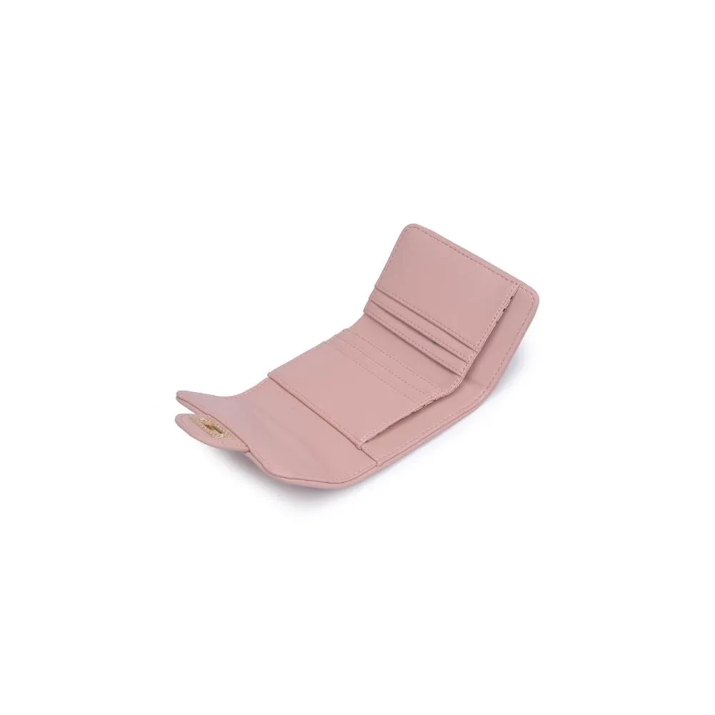 Shantel Quilted Wallet- Rose