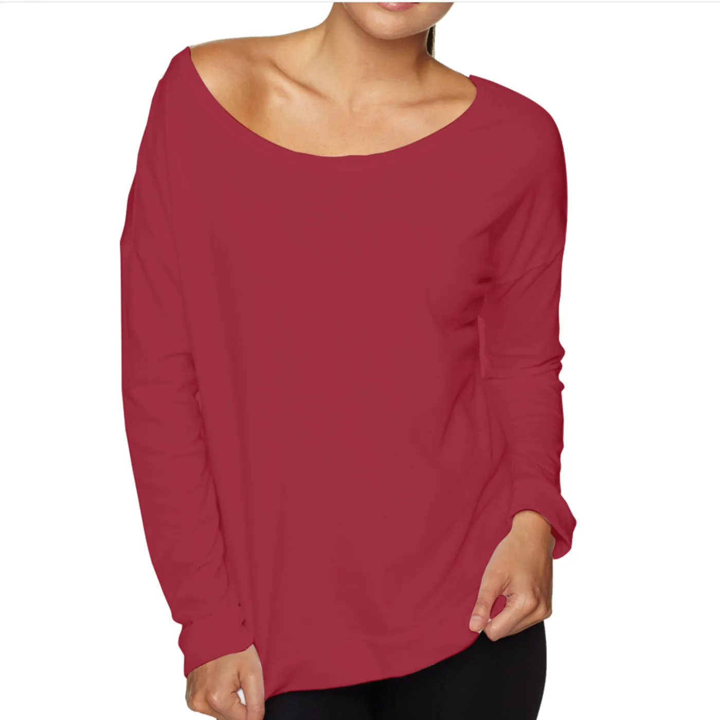 SHAW Univ | 90s ALUMNI CARDINAL Ladies Off The Shoulder (**)
