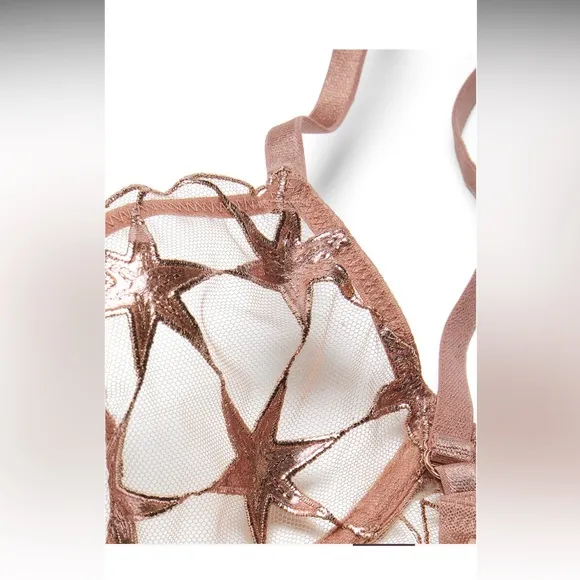 Sheer Shine Unlined Low-Cut Demi Bra