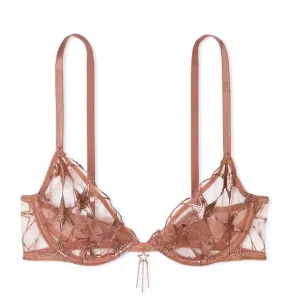 Sheer Shine Unlined Low-Cut Demi Bra