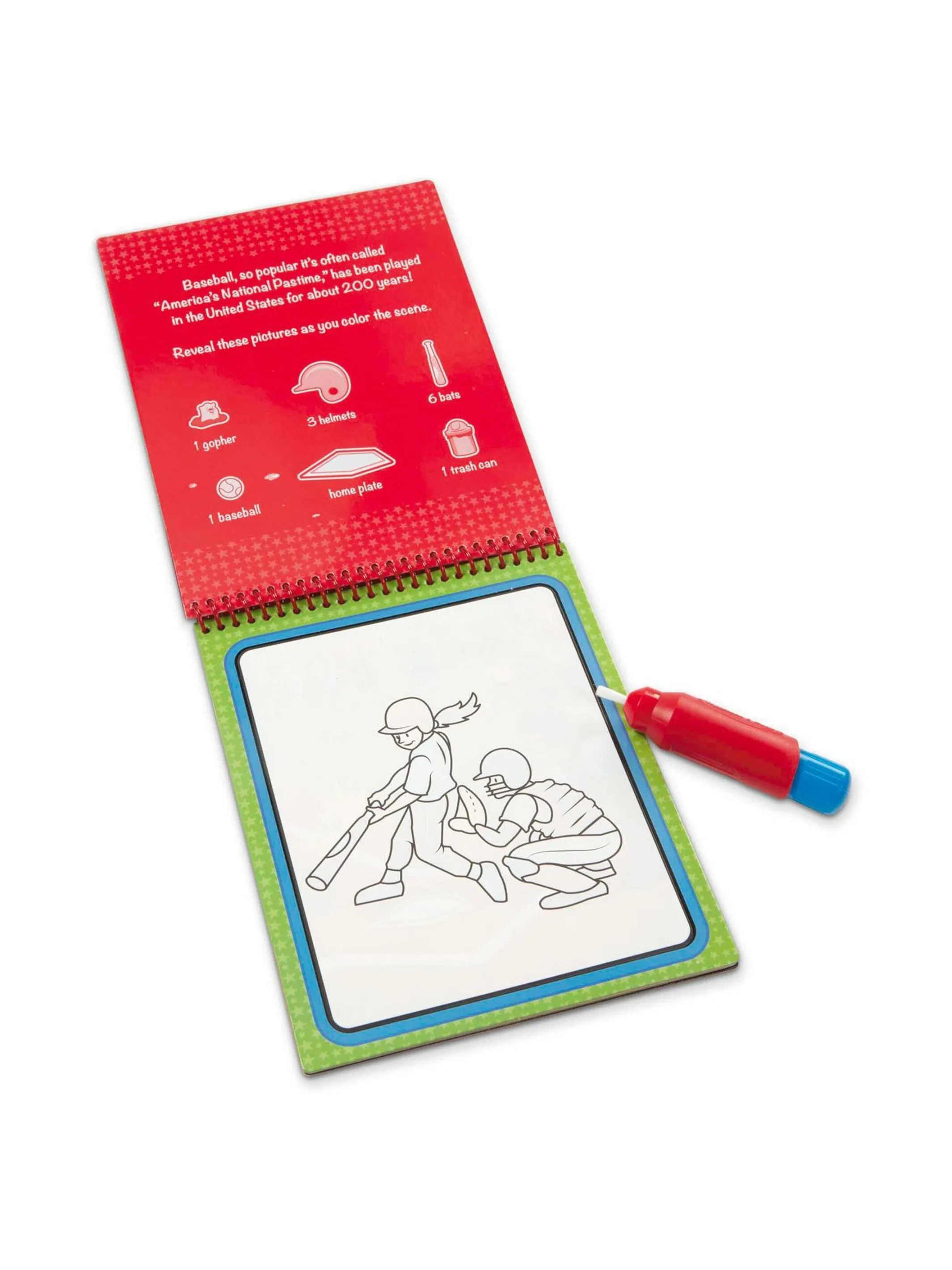 Sports Water-Reveal Travel Activity Pad