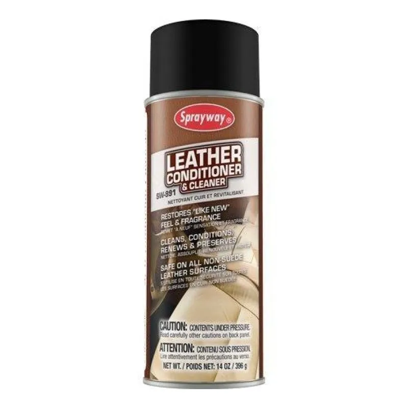 Sprayway® Leather Conditioner & Cleaner Spray- 14oz