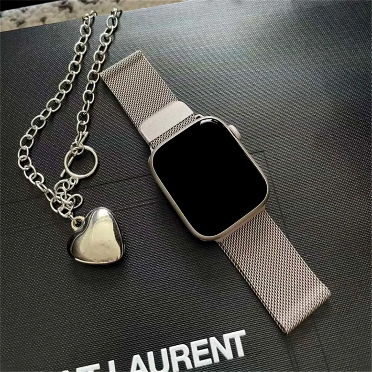 Stainless Steel Mesh Apple Watch Band