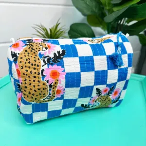 Stevie Quilted Makeup Bag