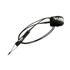 Straight 6' Stubby Surf Leash - Black