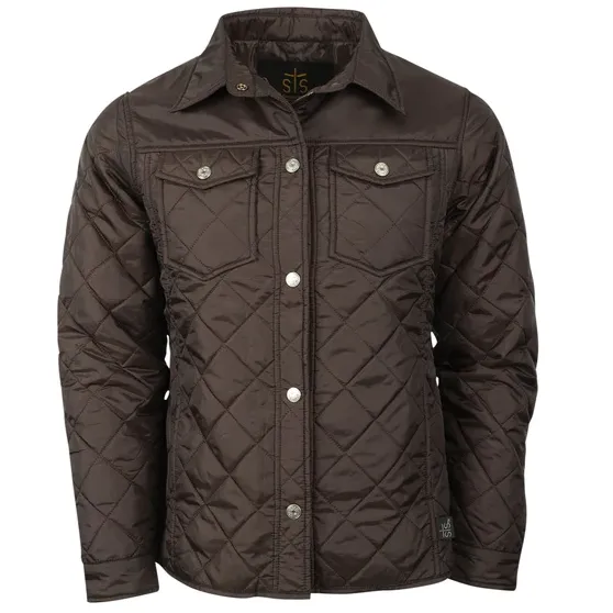 STS Men's Chocolate Cassidy Quilt Jacket