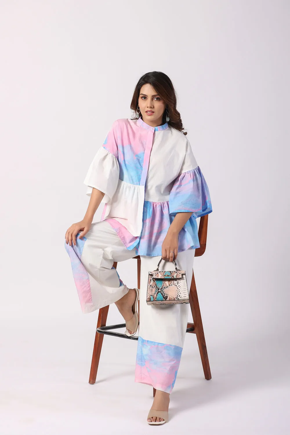 Stylish Colorful Cotton Co-Ord Set