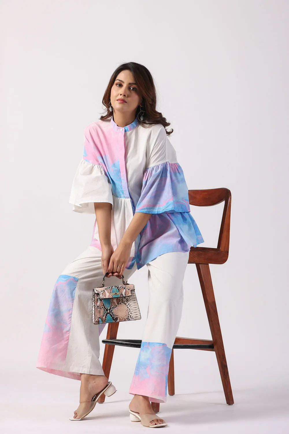 Stylish Colorful Cotton Co-Ord Set