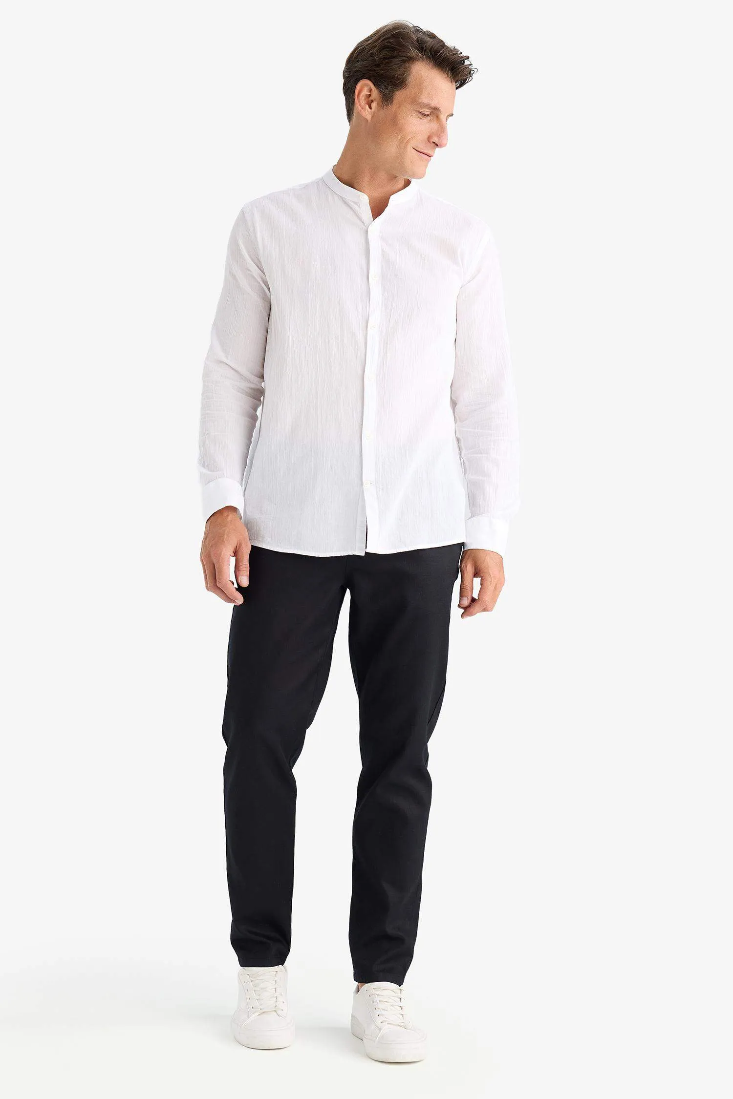 Summer Jogger Pants Basic Straight Pockets Tight Leg