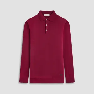 Super Merino Solid Polo Sweater