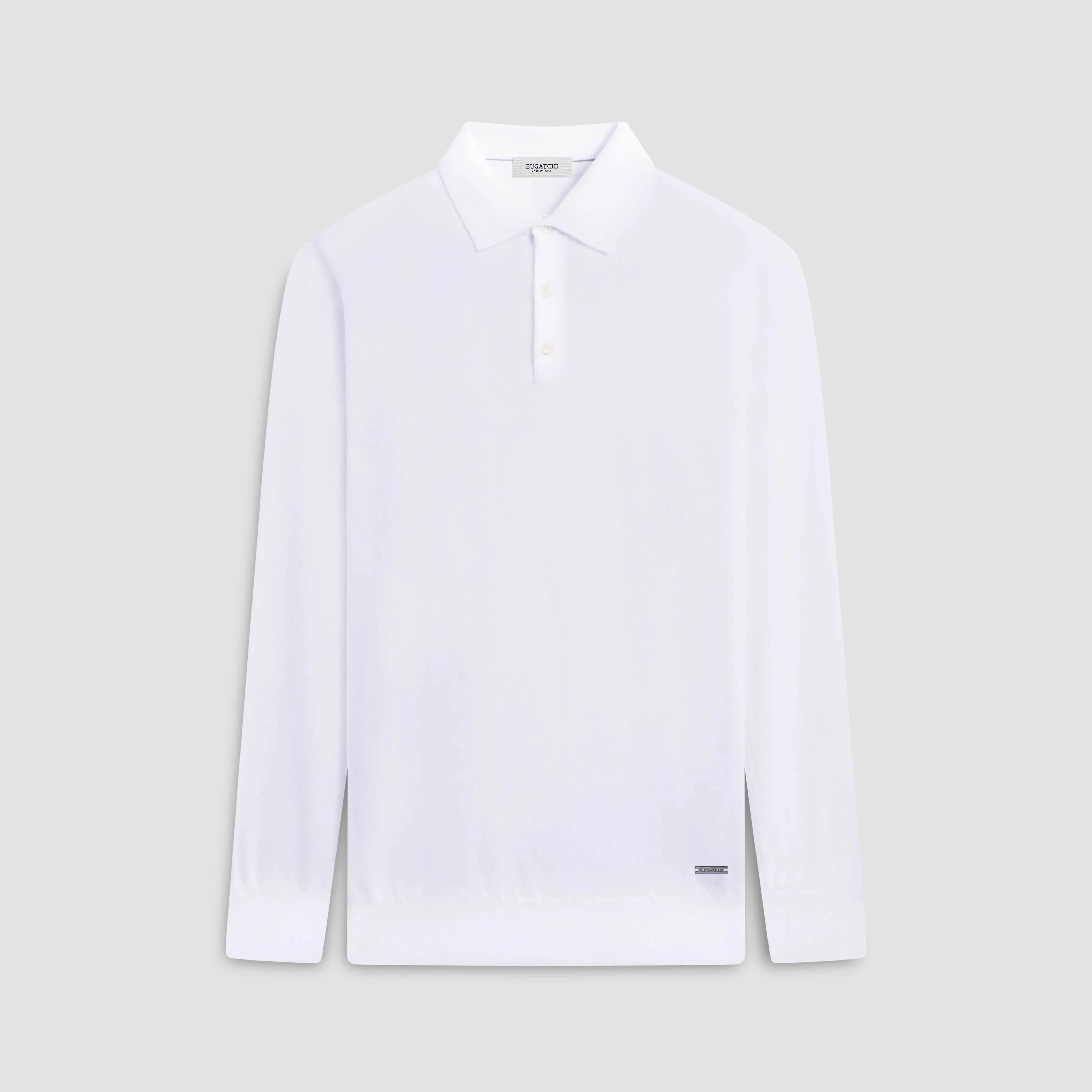 Super Merino Solid Polo Sweater