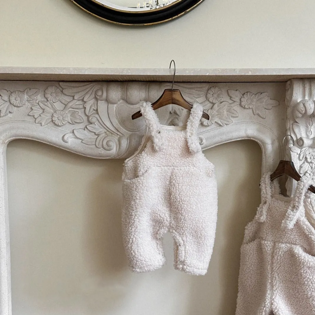 Teddy Overalls, Cream