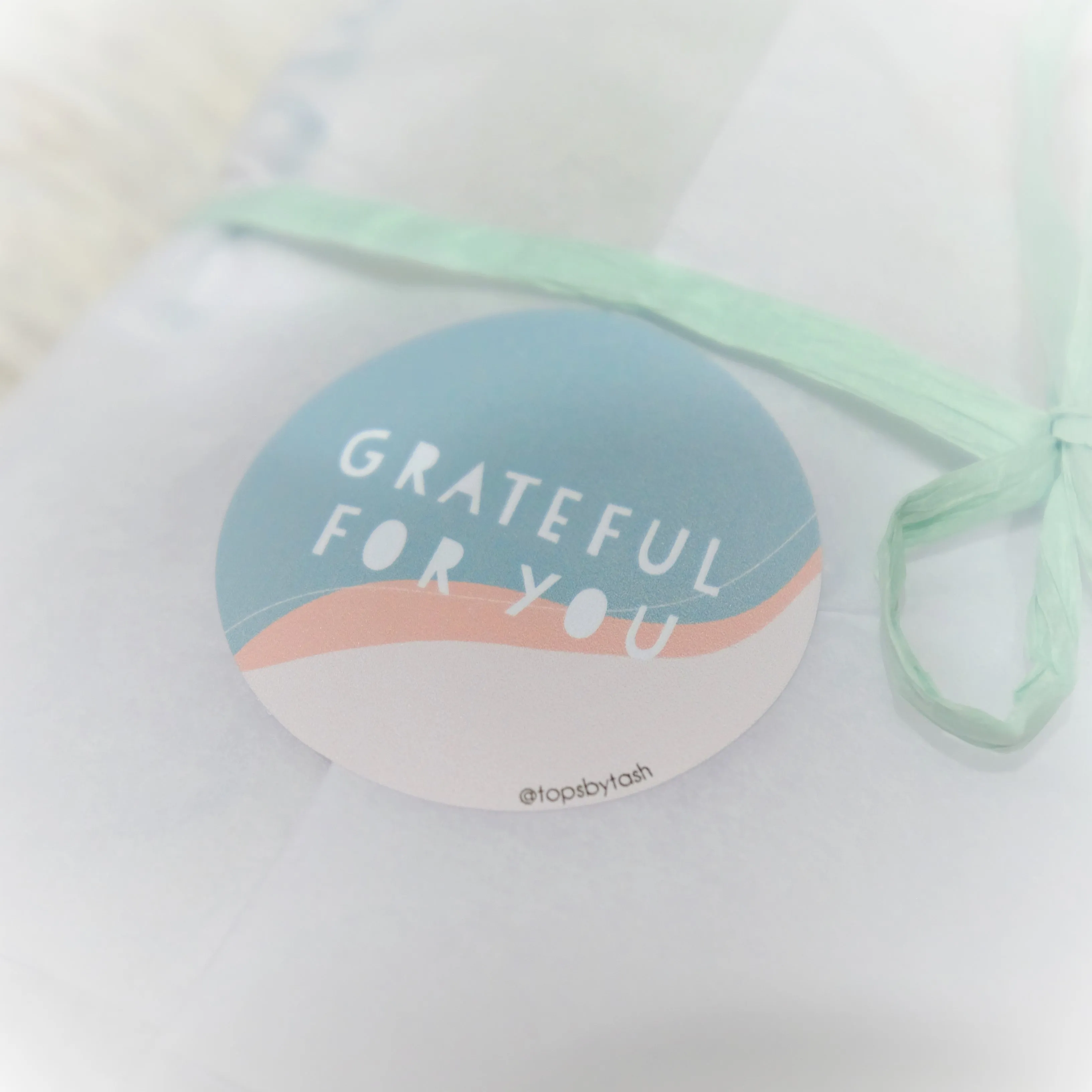 Thank you label stickers - 50mm