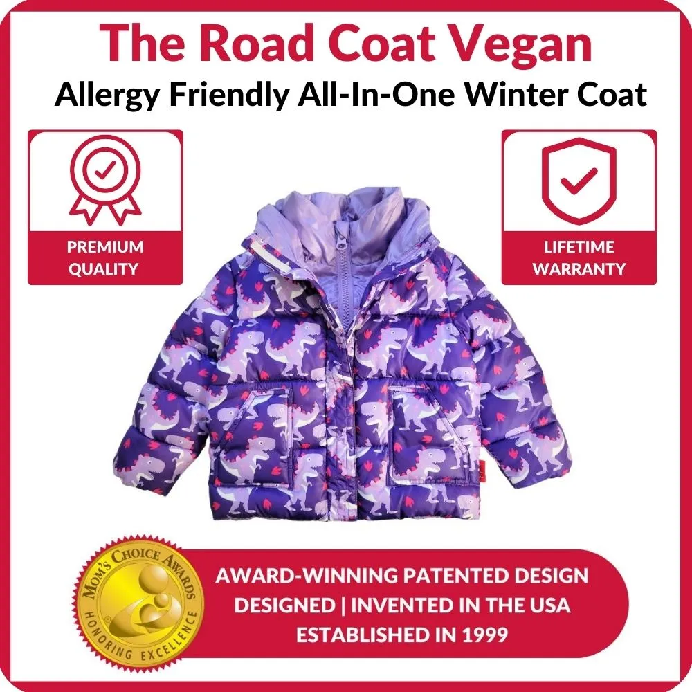 The Road Coat Vegan - Purple Raptor
