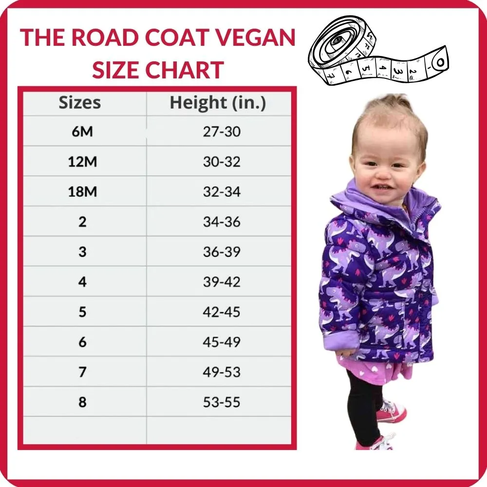The Road Coat Vegan - Purple Raptor
