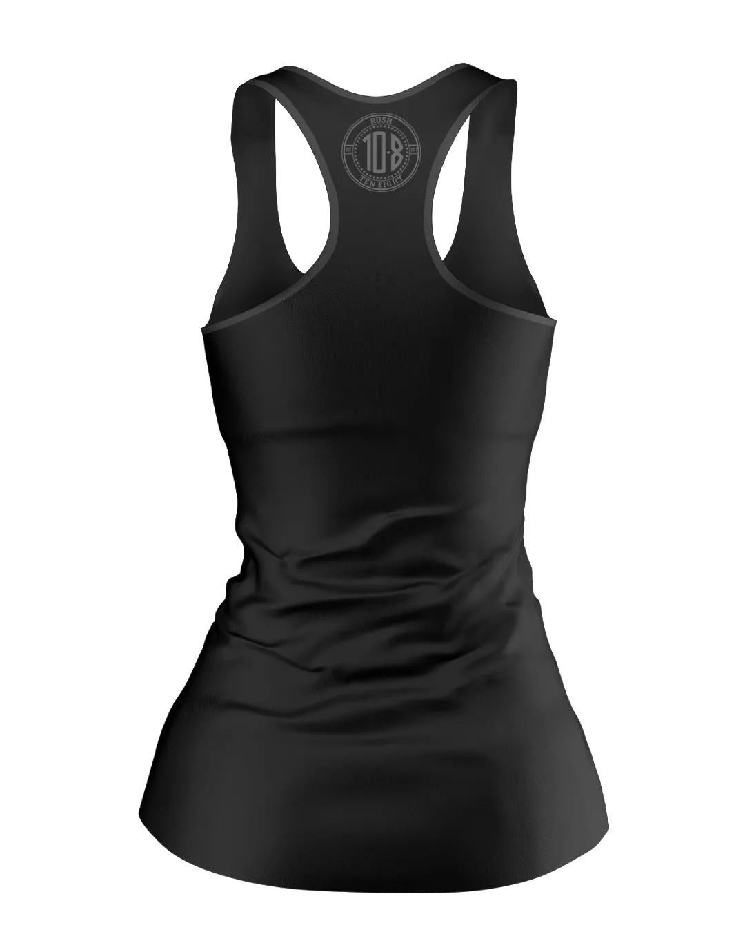 Thin Blue Line Woman Warrior Racerback Tank