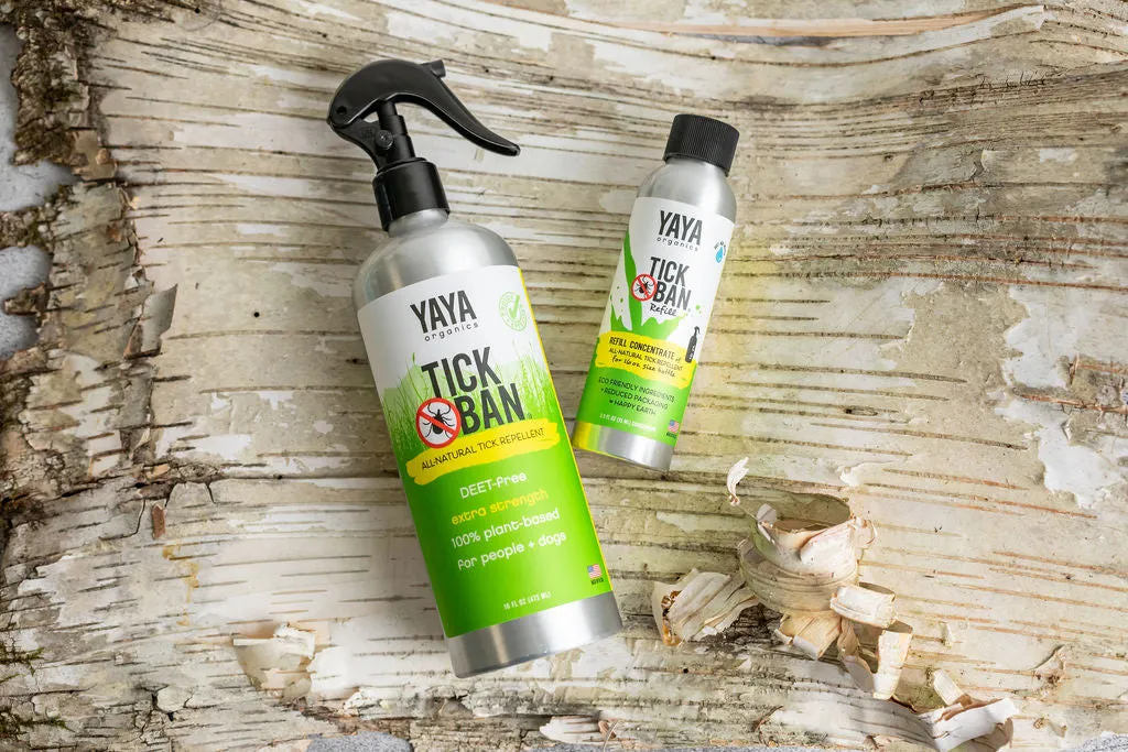 TICK BAN® All-Natural Tick Repellent (16 oz)   Refill Bundle