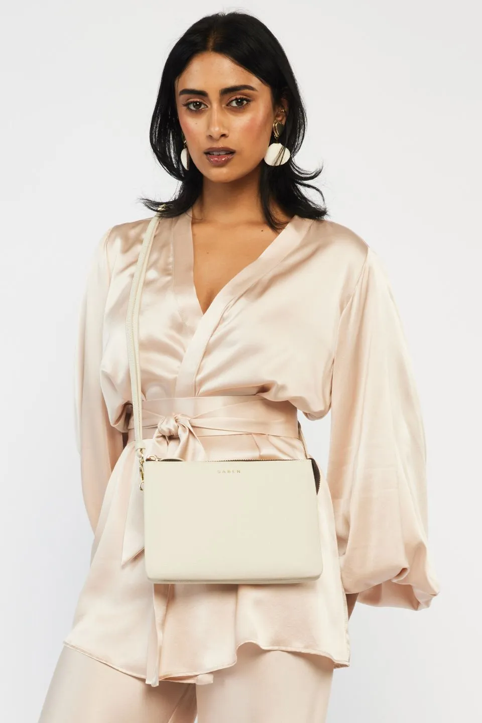 Tilly's Big Sis Alabaster Crossbody Bag
