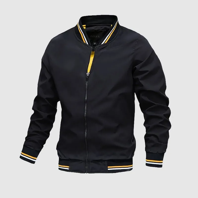Tom Rains Casual Bomber Jacket