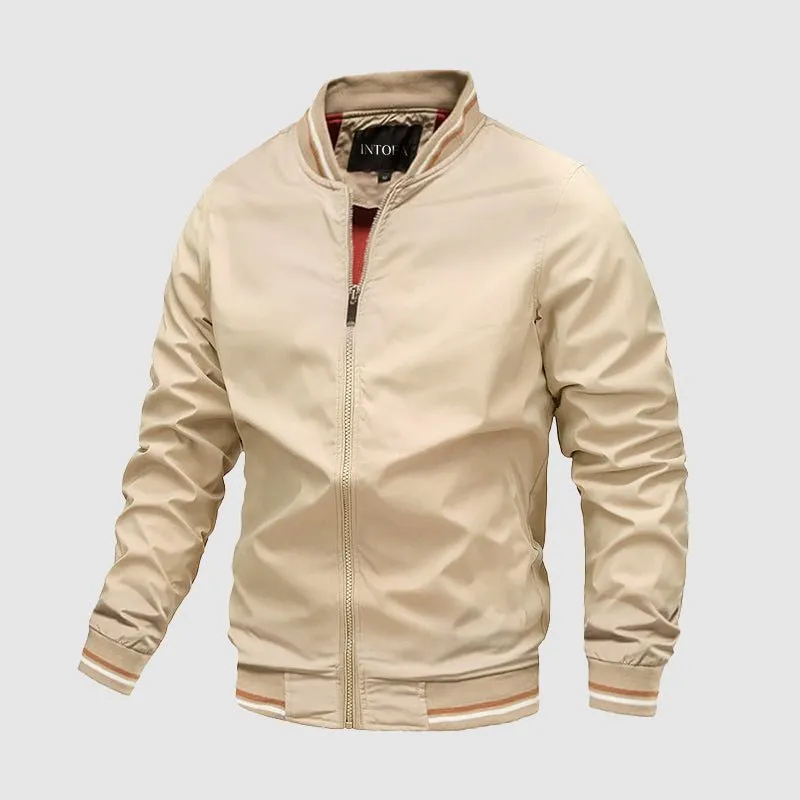 Tom Rains Casual Bomber Jacket