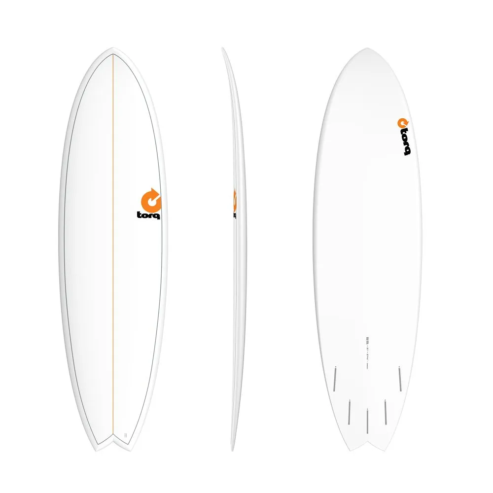TORQ TET MOD FISH 7'2 WHITE