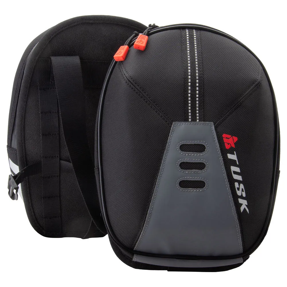 Tusk Sidekick Tank Saddlebag Kit for RE Himalayan Black/Grey