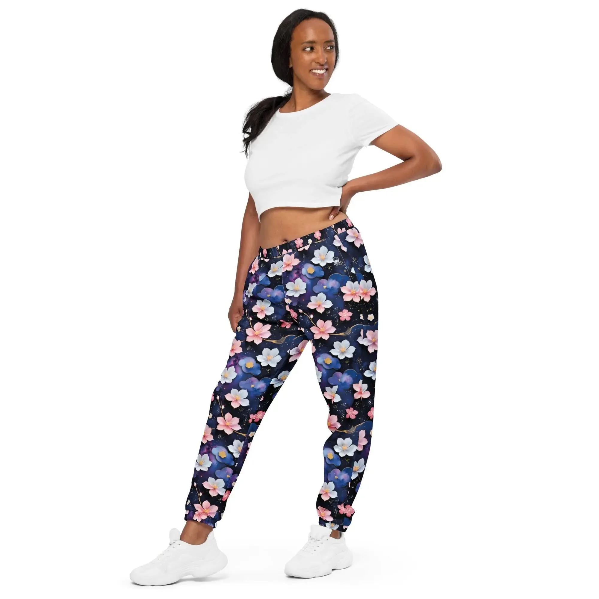 Unisex track pants - Midnight Sakura