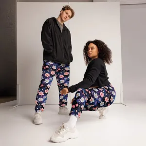 Unisex track pants - Midnight Sakura