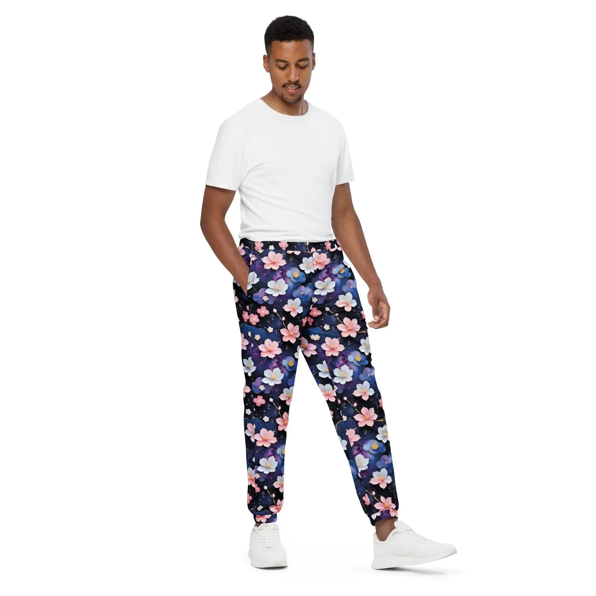 Unisex track pants - Midnight Sakura