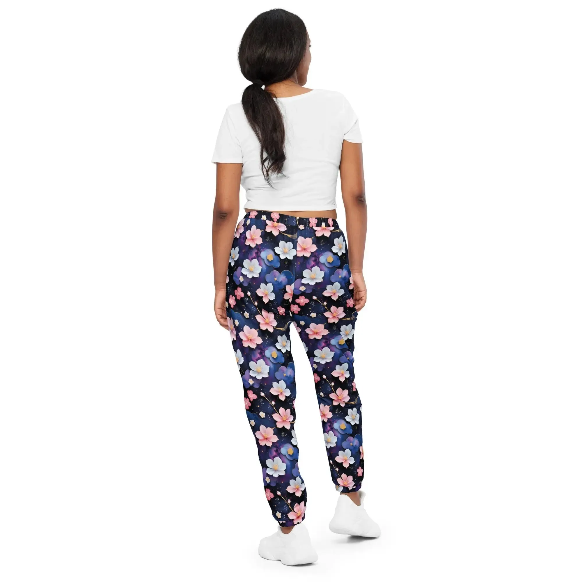Unisex track pants - Midnight Sakura
