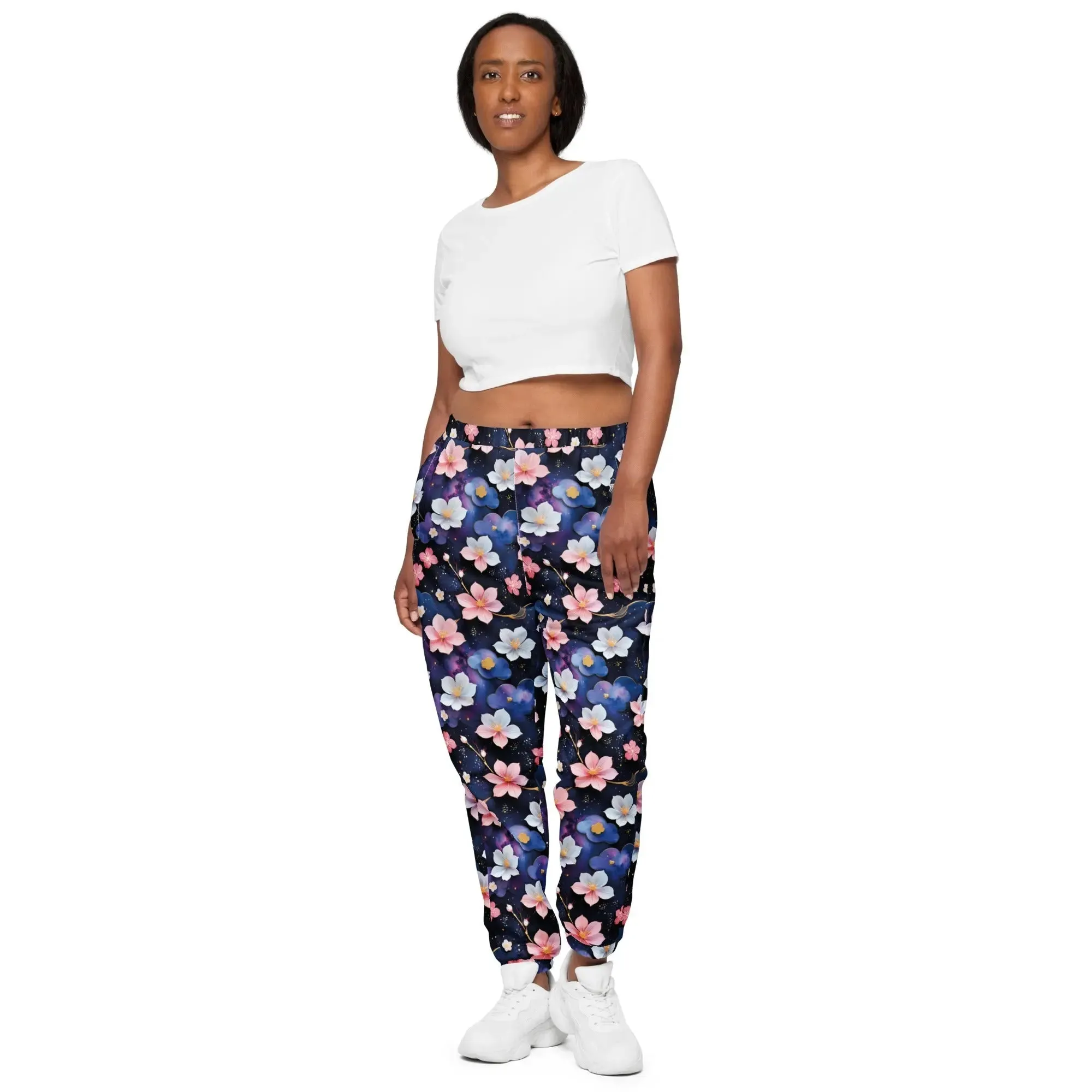 Unisex track pants - Midnight Sakura