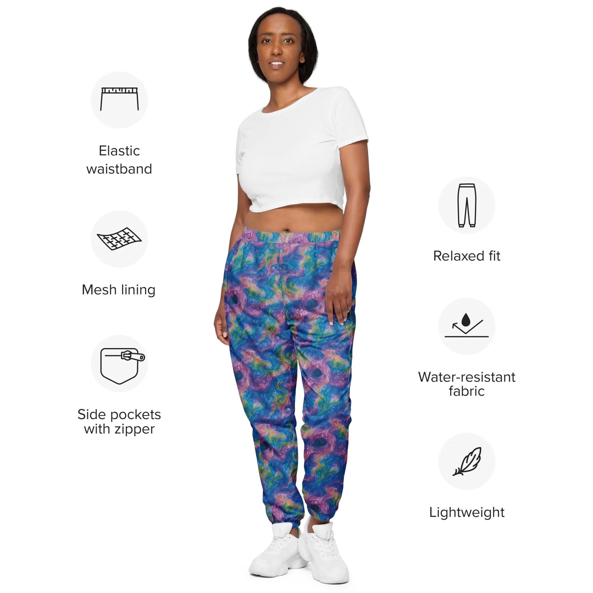 Unisex Track Pants - Quantum Drift