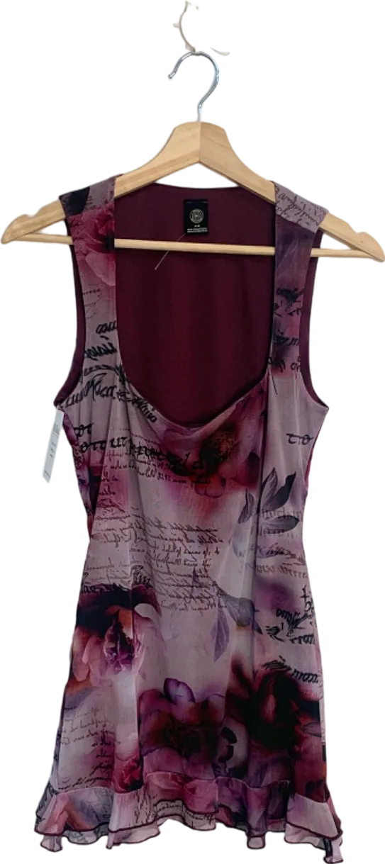 Urban Outfitters Purple Floral Sleeveless Top M