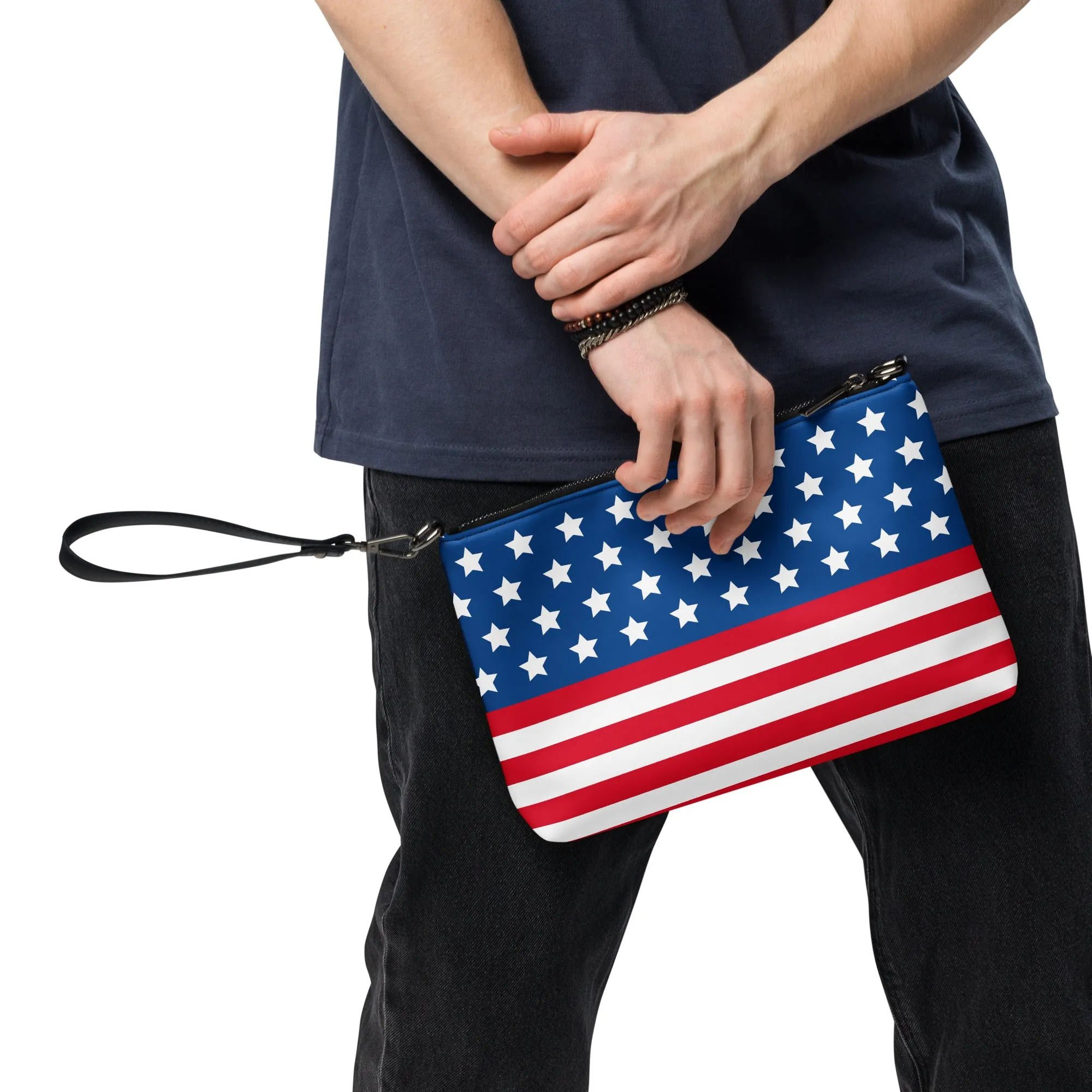USA American Flag Patriotic Stars and Stripes Crossbody Bag