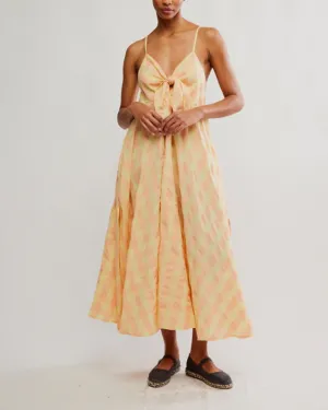Via Midi Dress / Creamsicle Combo Eve