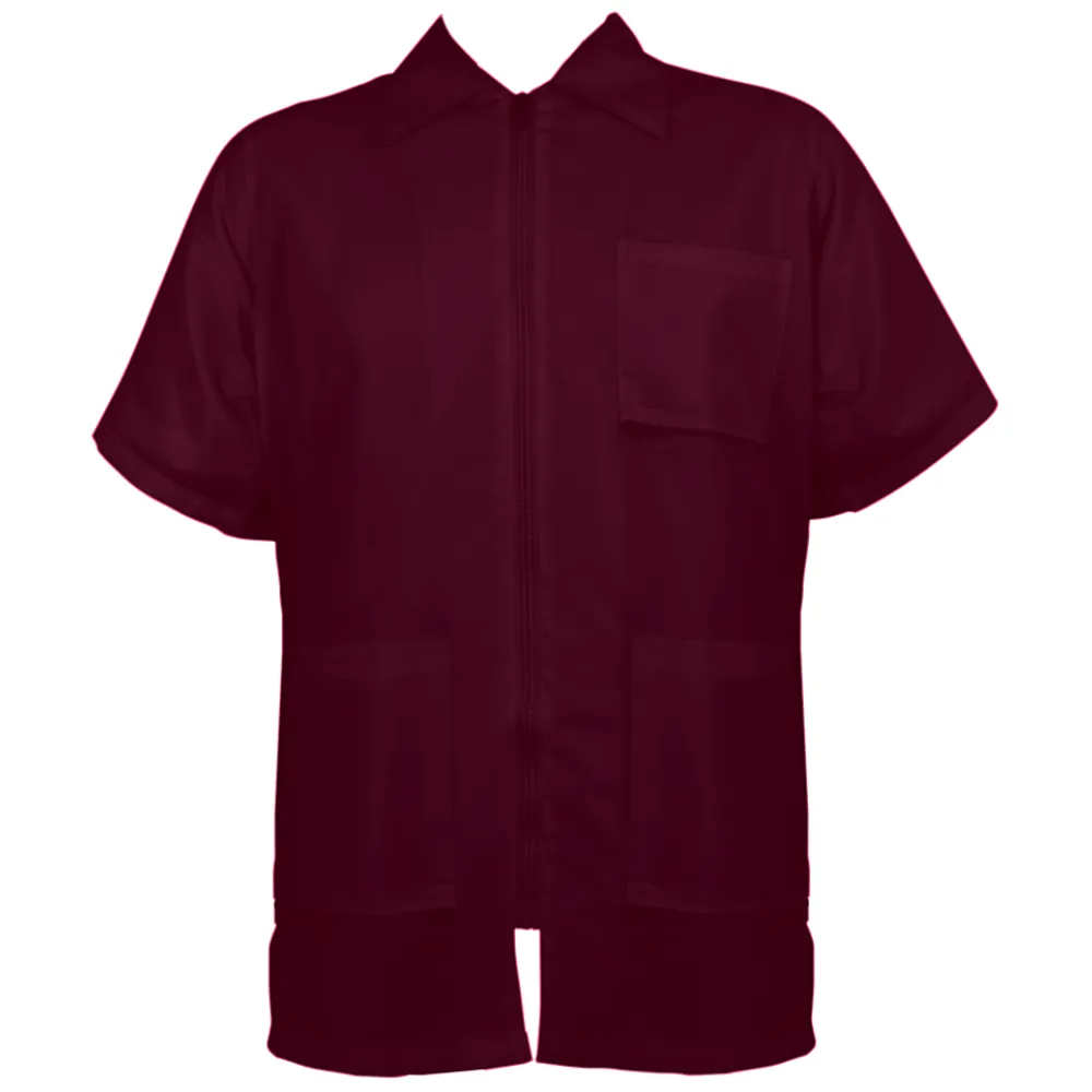 Vincent Traditional Collar Jacket (White, Burgundy or Black)