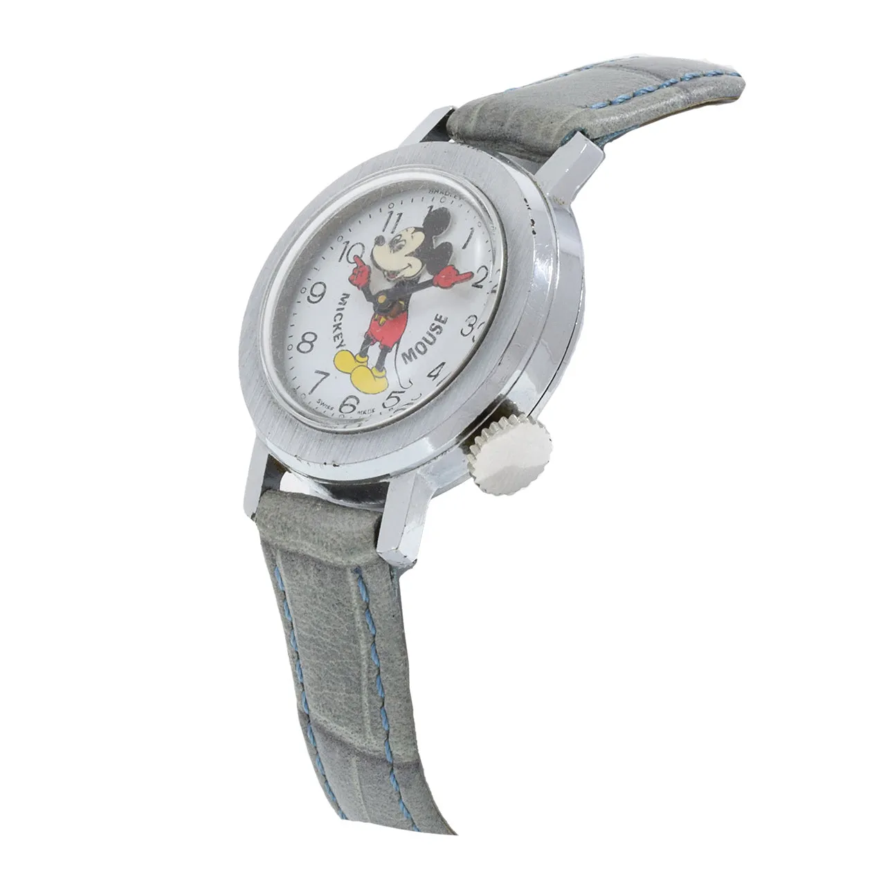 Vintage 1960's Bradley Mickey Mouse Watch Swiss Made