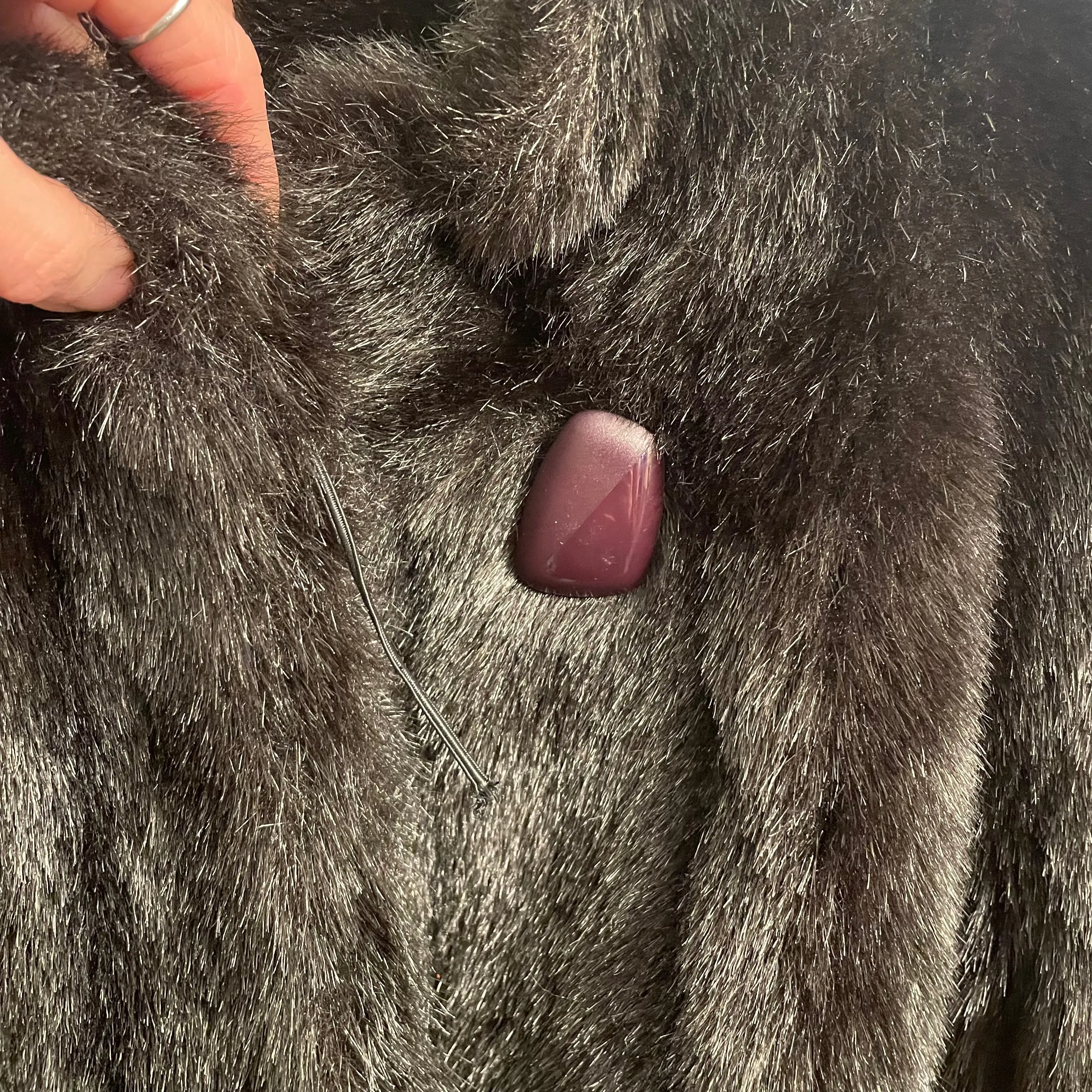 Vintage 70s/80s Jordache Faux Fur Coat // Medium-Large (ht2400)