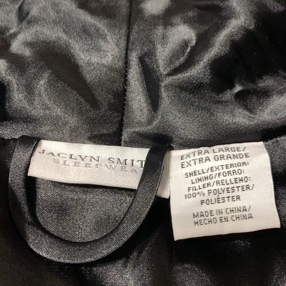 Vintage Beautiful Black Jacklyn Smith Robe!!! So Warm &amp; Gorgeous!!!