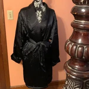 Vintage Beautiful Black Jacklyn Smith Robe!!! So Warm &amp; Gorgeous!!!